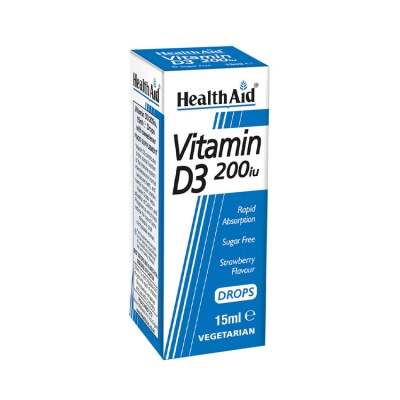 Health Aid Vitamin D 200iu Drops 15ml